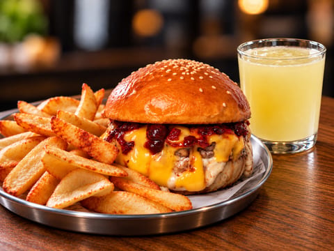 Seçili Burger + Limonata