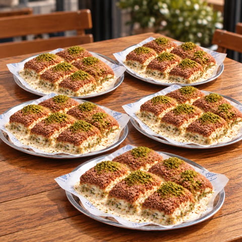 5 adet 6 Dilim Süt Baklava