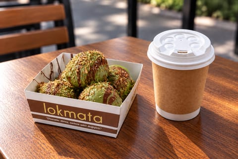 5'li Fıstıklı Lokmata + Americano