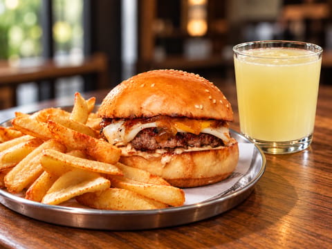 Cheese Burger + Limonata